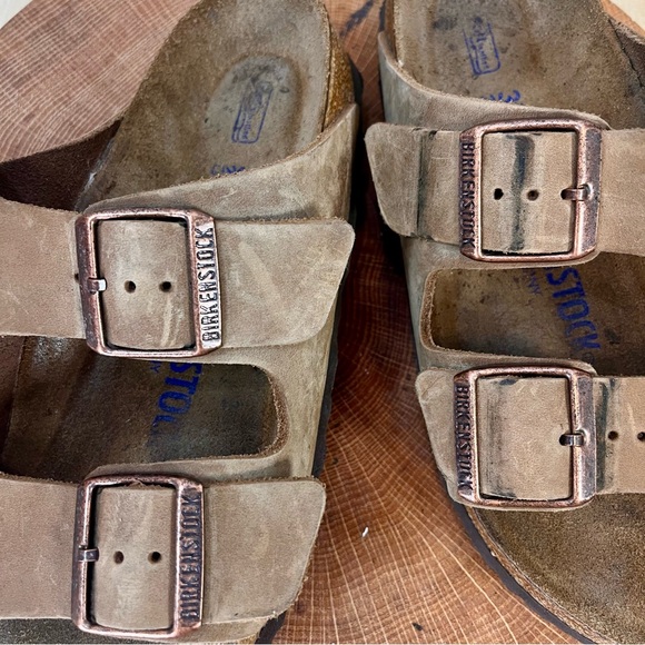 Birkenstock Arizona Soft Footbed Sandals – Women’s 6 / EU 37 – Tan Oiled Leather - Picture 8 of 15